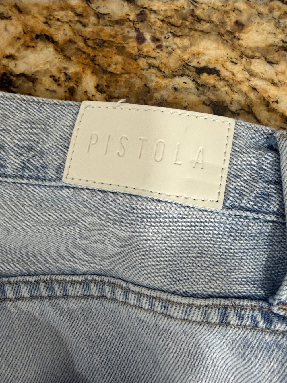 Pistola Wide Leg Jeans Size 27 Light Wash High Rise Lyocell Cotton Denim Pants - Picture 4 of 10